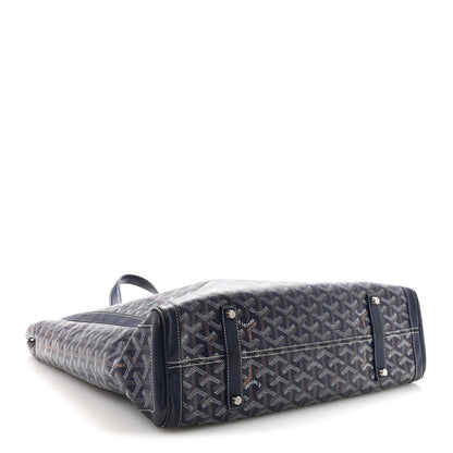 Goyard Goyardine Voltaire III Tote Navy 5 of 10