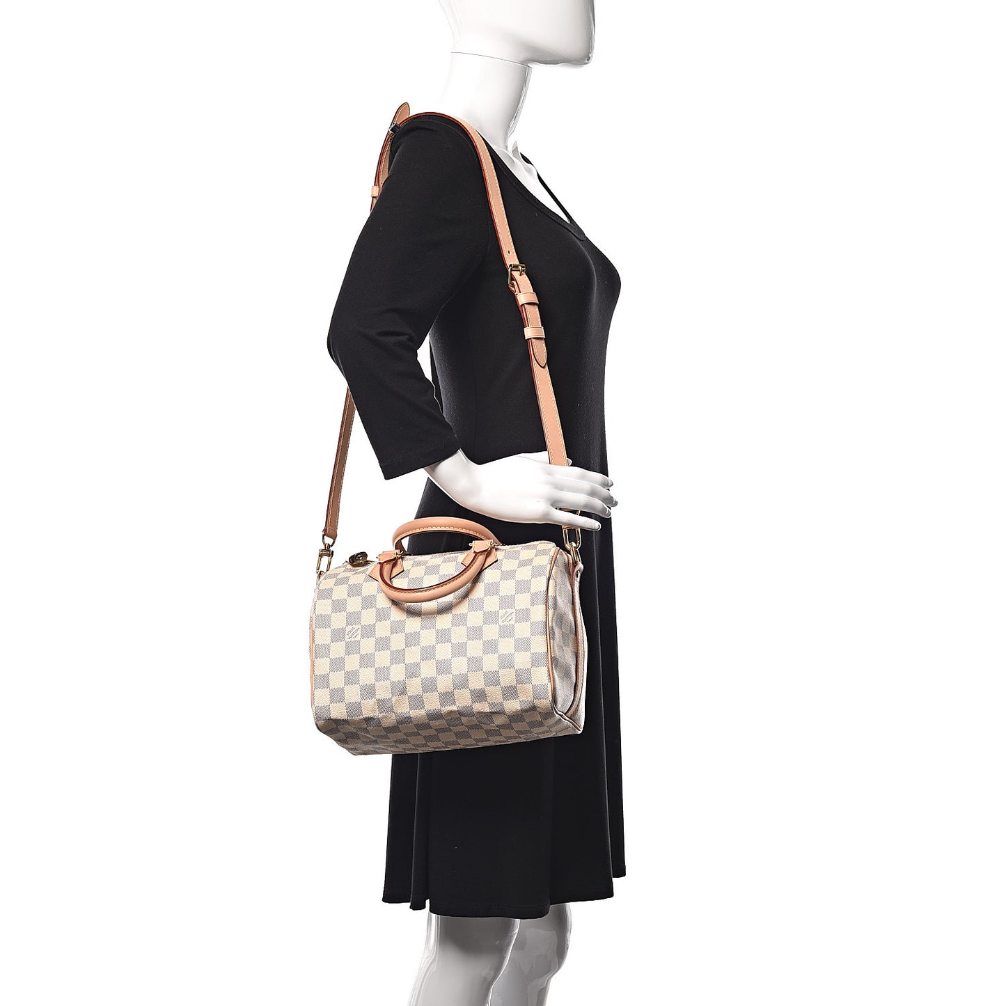 Damier Azur Speedy Bandouliere 25