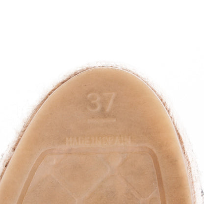 Chanel Lambskin CC Espadrilles 37 Black 6 of 10