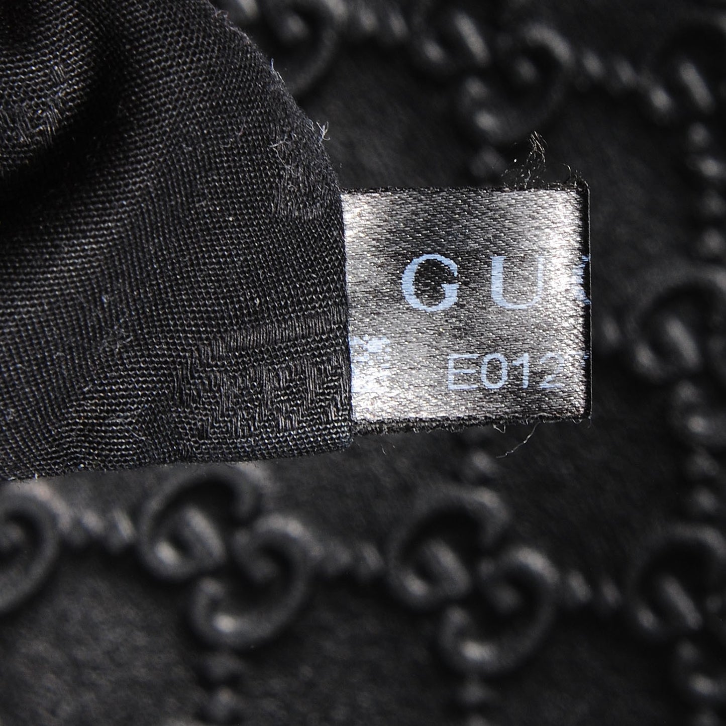 Guccissima GG Twins Large Hobo Black