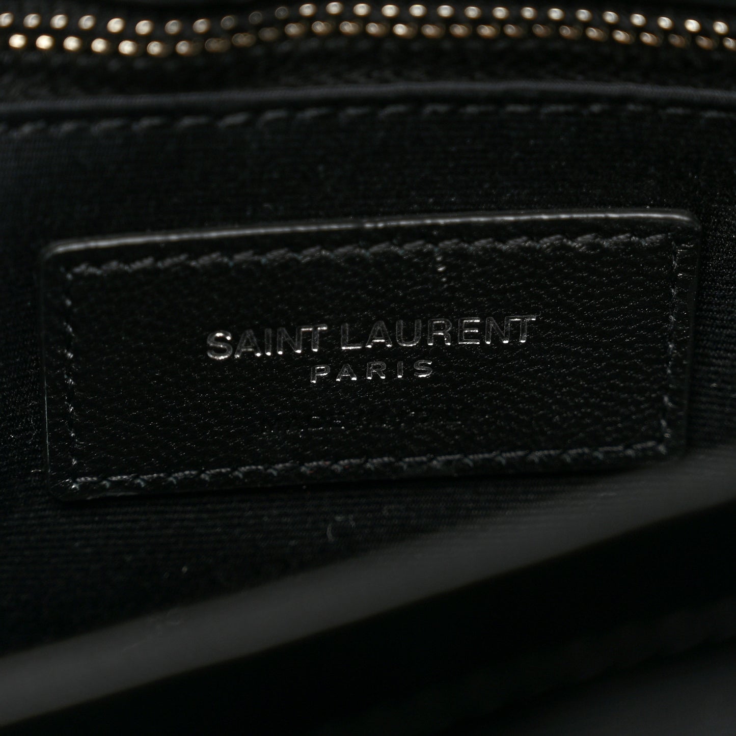 Calfskin Y Quilted Monogram Toy Loulou Crossbody Bag Black