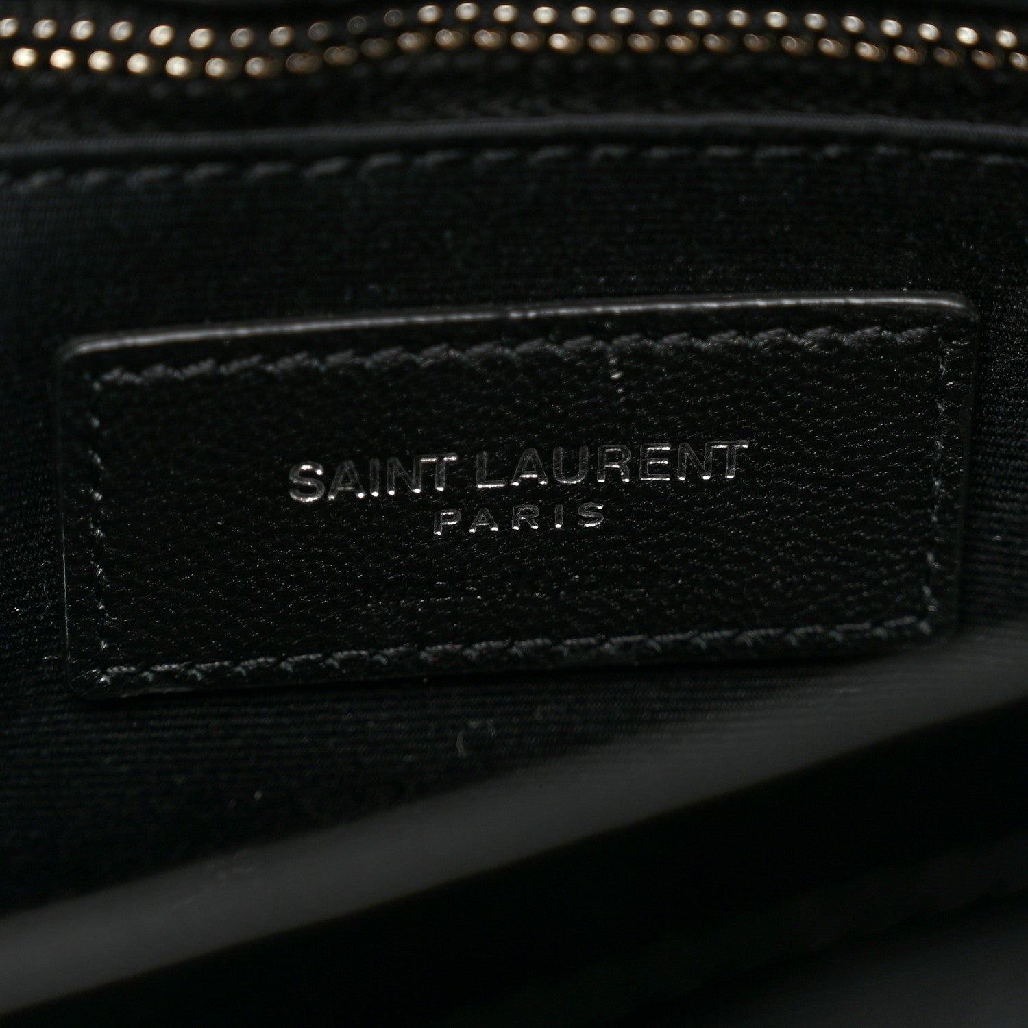 Saint Laurent Calfskin Y Quilted Monogram Toy Loulou Crossbody Bag Black 10 of 12