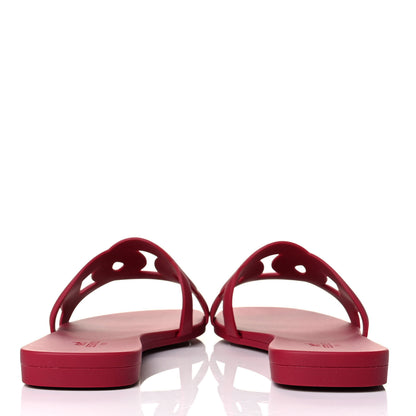 Hermes Rubber Aloha Sandals 35 Rose Baie 3 of 5