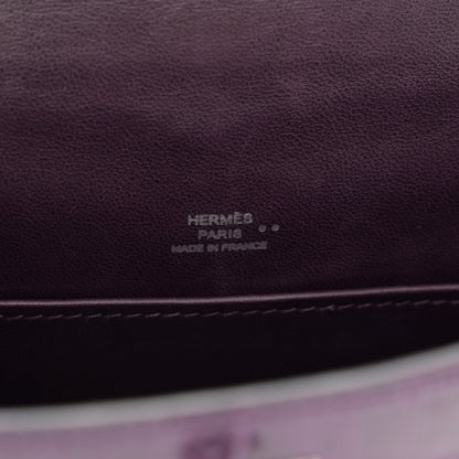 Hermes Shiny Niloticus Crocodile Kelly Pochette Amethyste 6 of 10