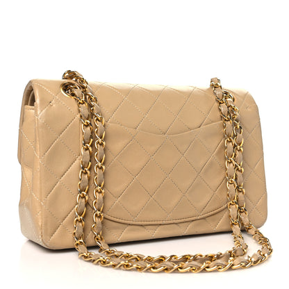 Chanel Lambskin Quilted Small Double Flap Beige 3 of 14