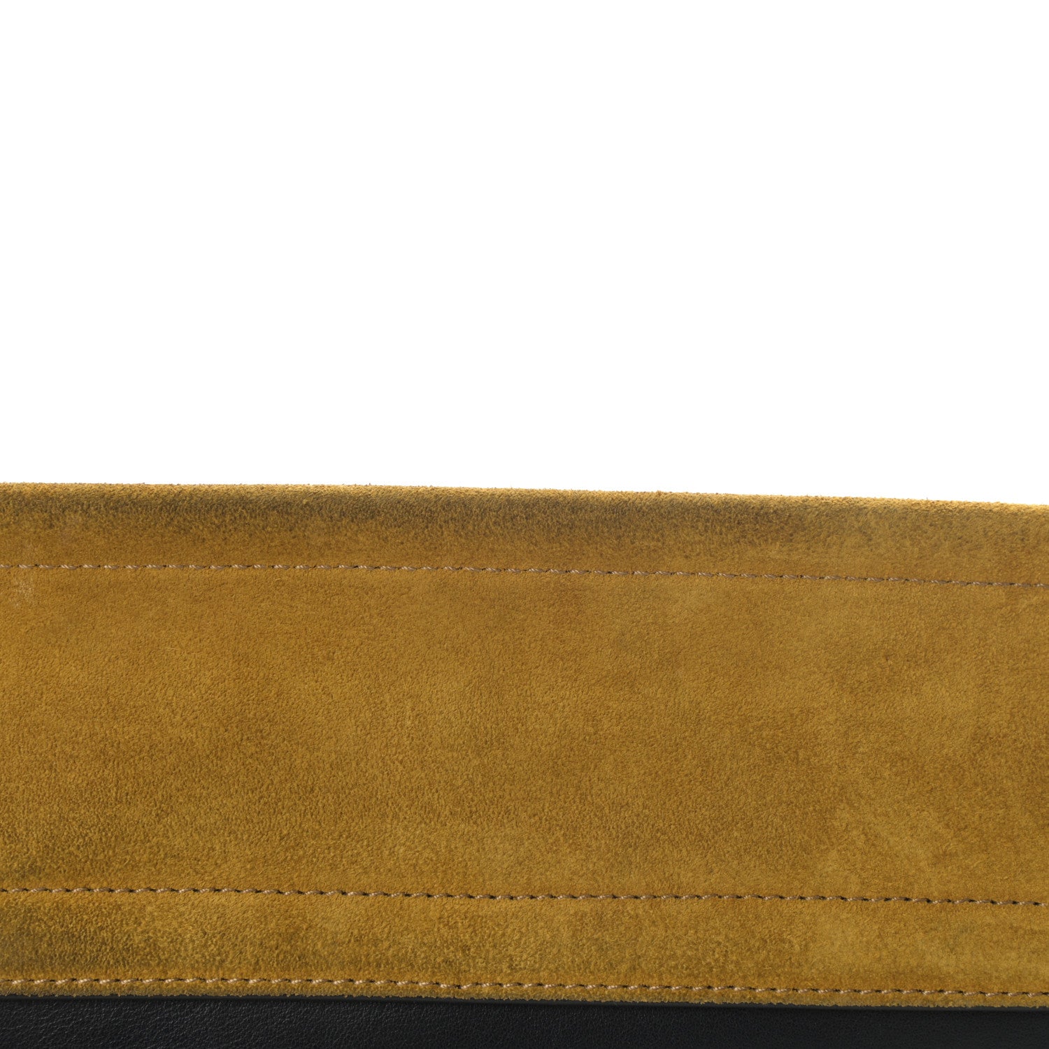 Chloe Suede Calfskin Medium Faye Shoulder Bag Full Blue Mustard 16 of 16