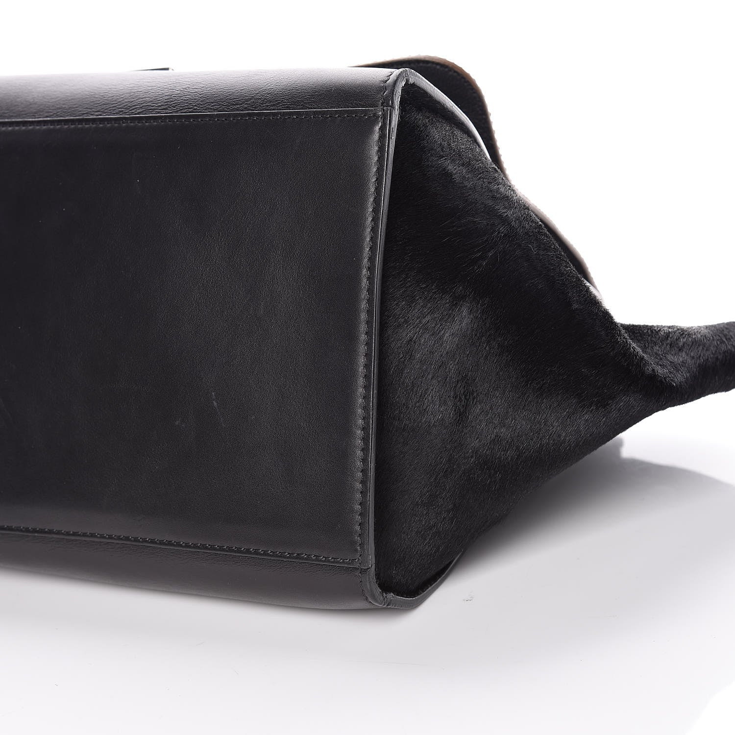 Celine Pony Hair Smooth Calfskin Medium Tri-Color Trapeze 6 of 16