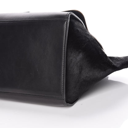 Celine Pony Hair Smooth Calfskin Medium Tri-Color Trapeze 6 of 16