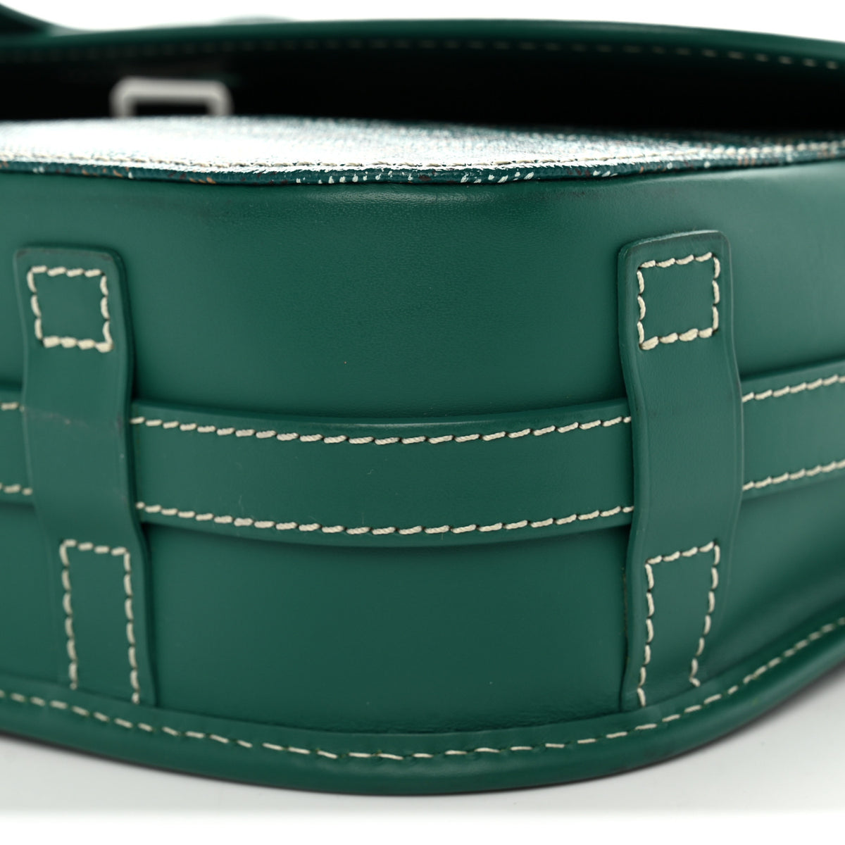 Goyardine Belvedere II MM Messenger Bag Green