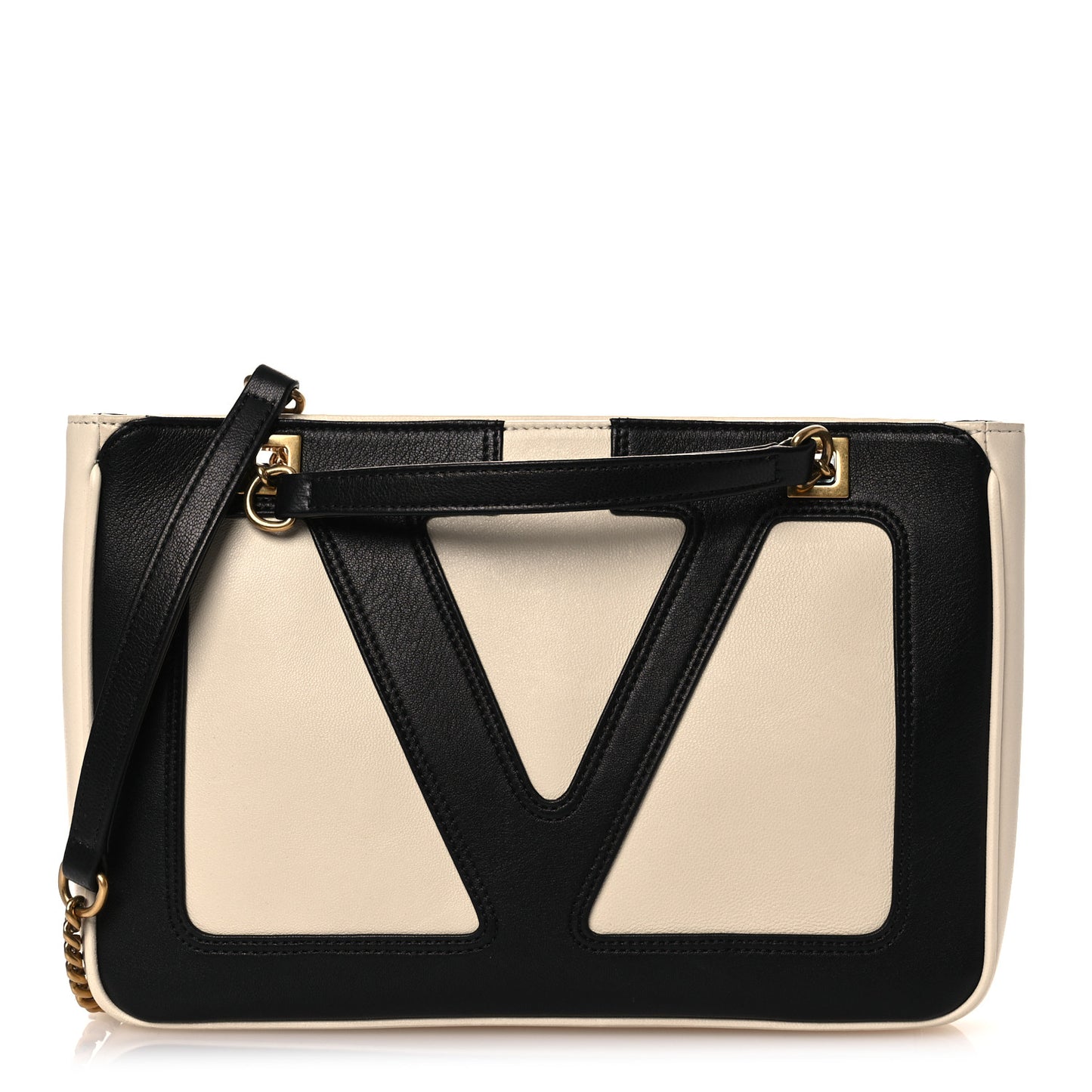 Nappa Small Viva Superstar Shopping Tote Butter Black
