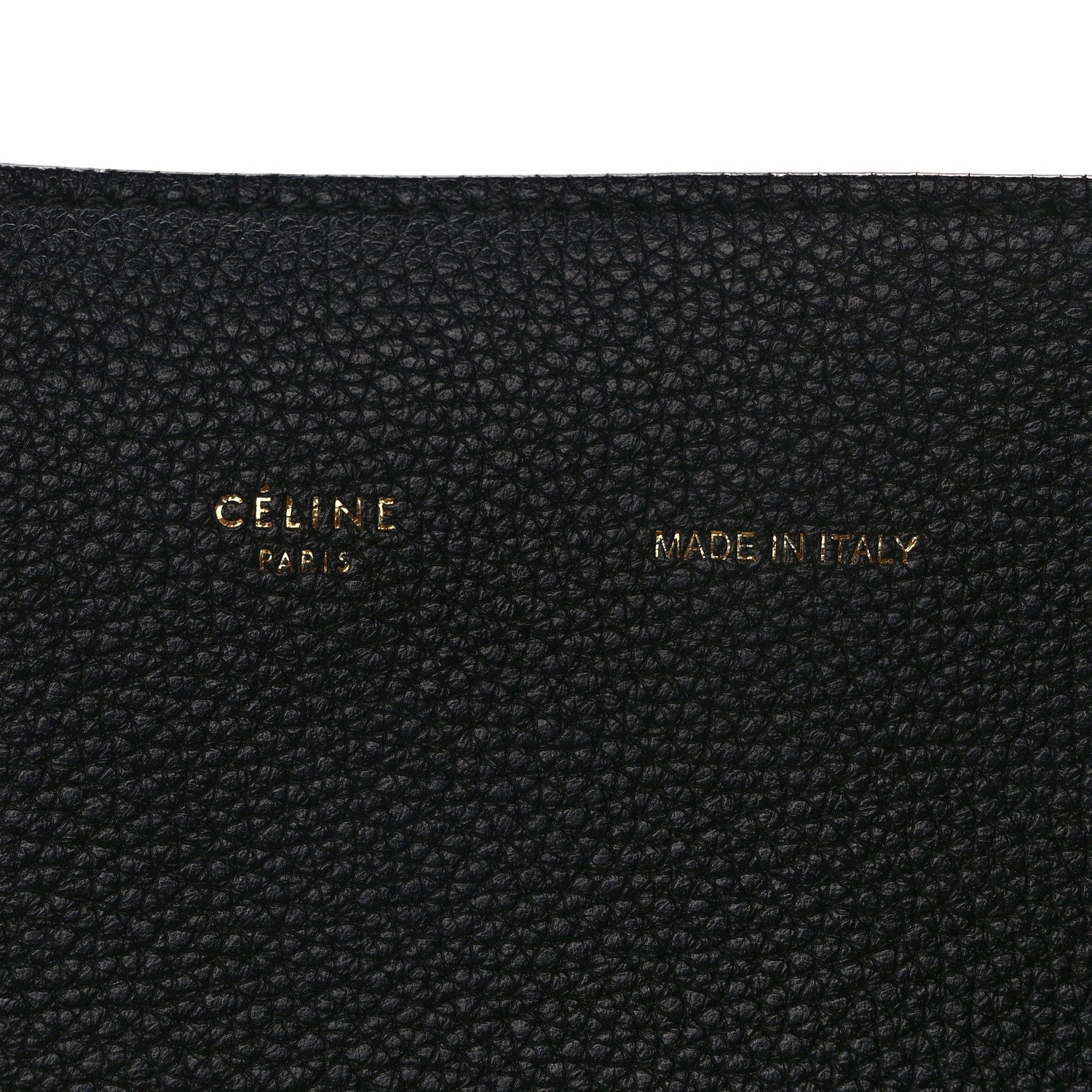 Celine Soft Grained Calfskin Medium Belt Cabas Phantom Black 6 of 14