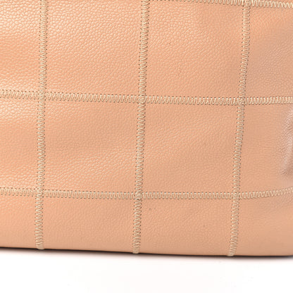 Chanel Caviar Square Stitched Tote Beige 7 of 15