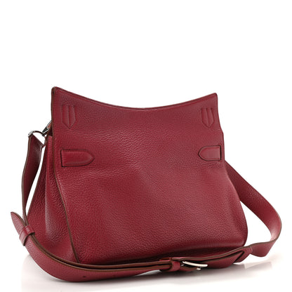 Hermes Taurillon Clemence Jypsiere 34 Rubis 3 of 15