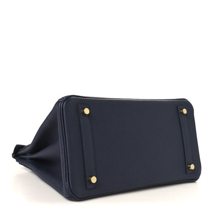 Hermes Togo Birkin 30 Bleu Nuit 4 of 13