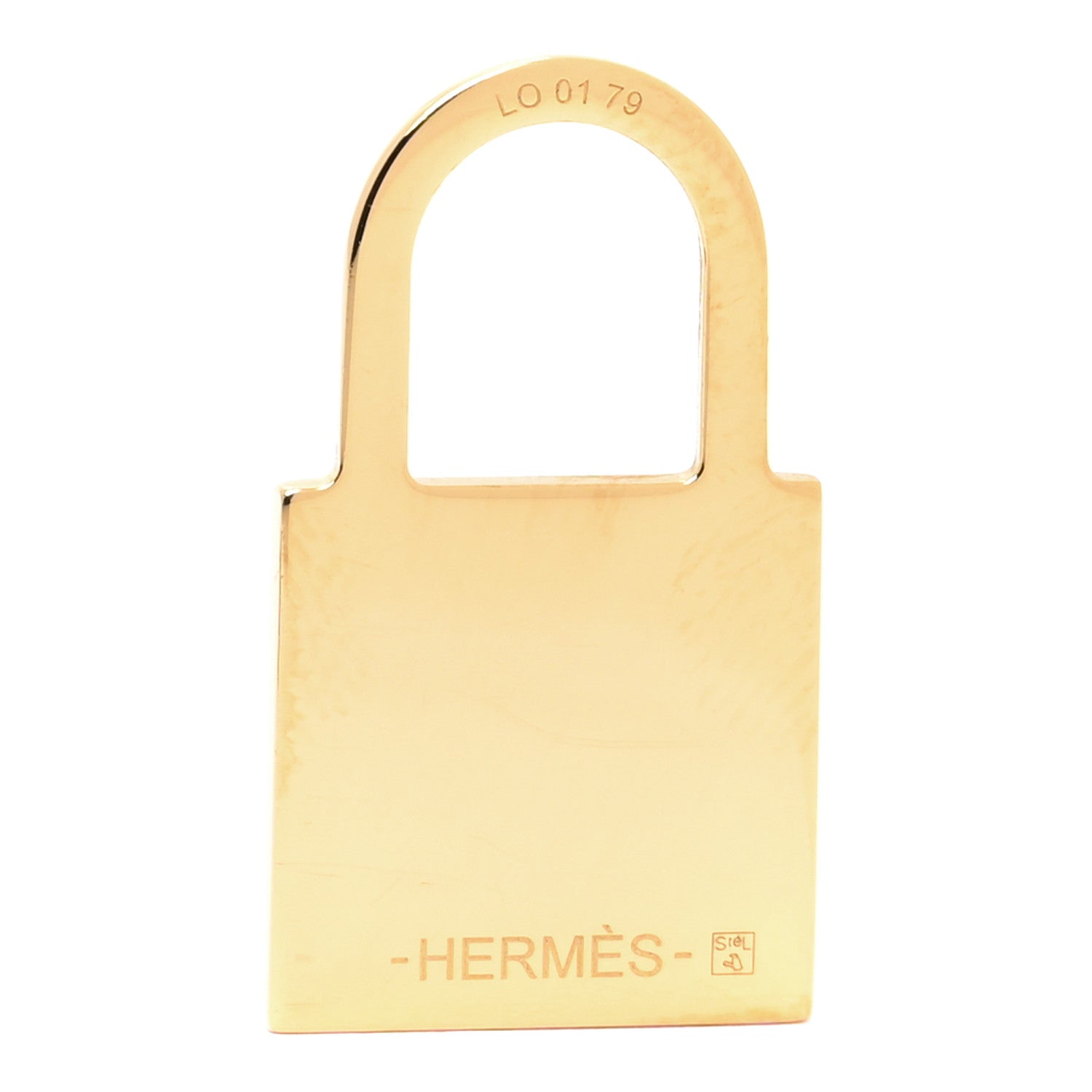 Hermes Gold Swift O'Kelly Earrings Black 5 of 6