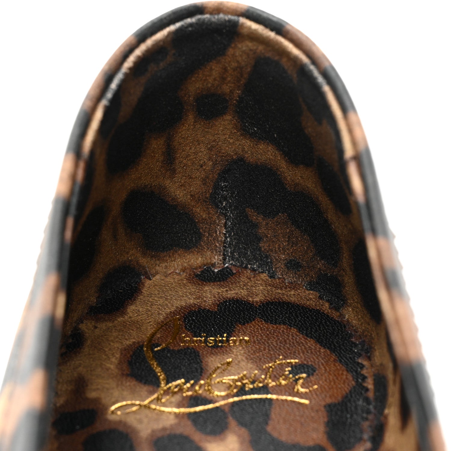 Christian Louboutin Veau Velours Mamadrague Flats 38.5 Leo 8 of 9