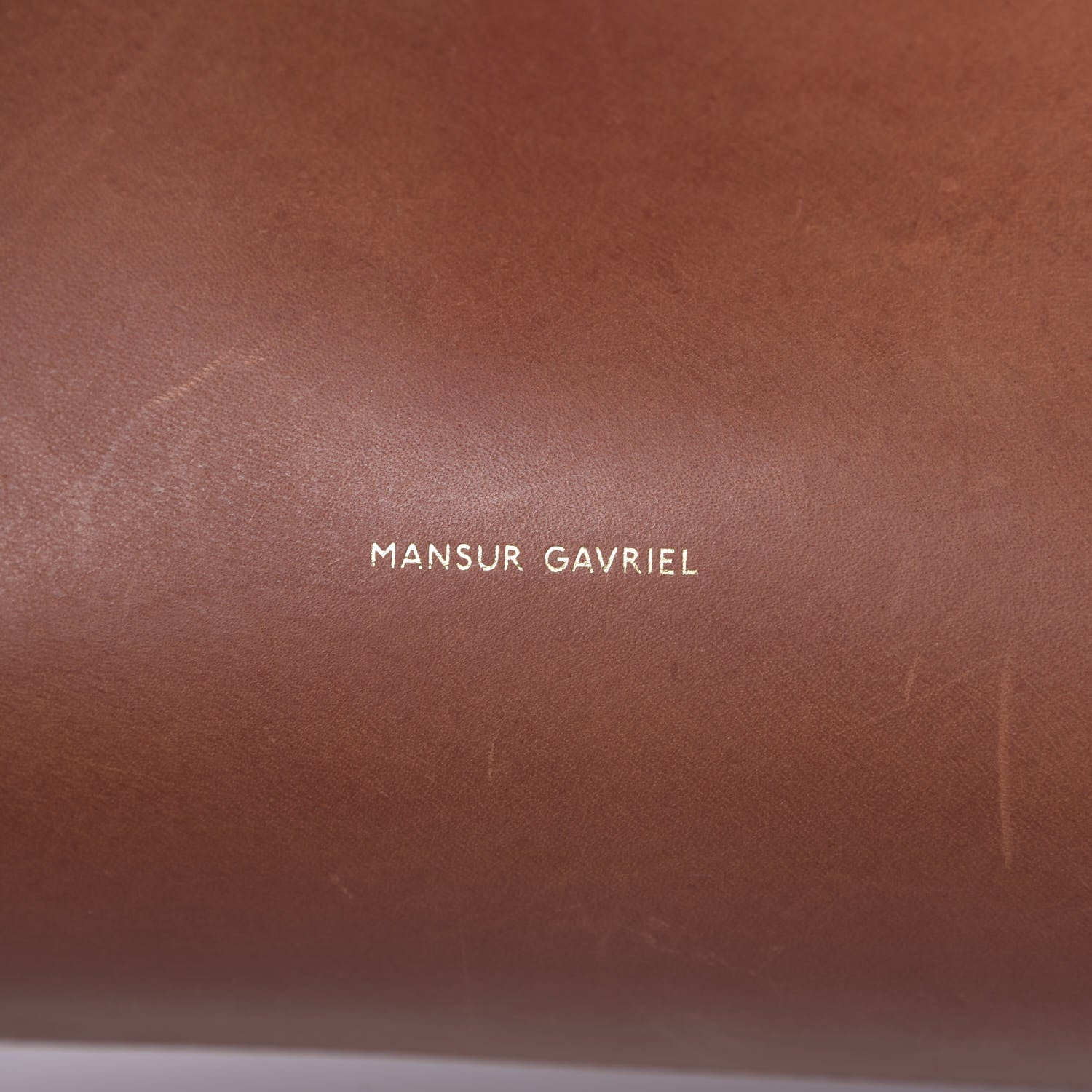 Mansur Gavriel Calfskin Mini Lady Bag Brandy Cleo 6 of 20