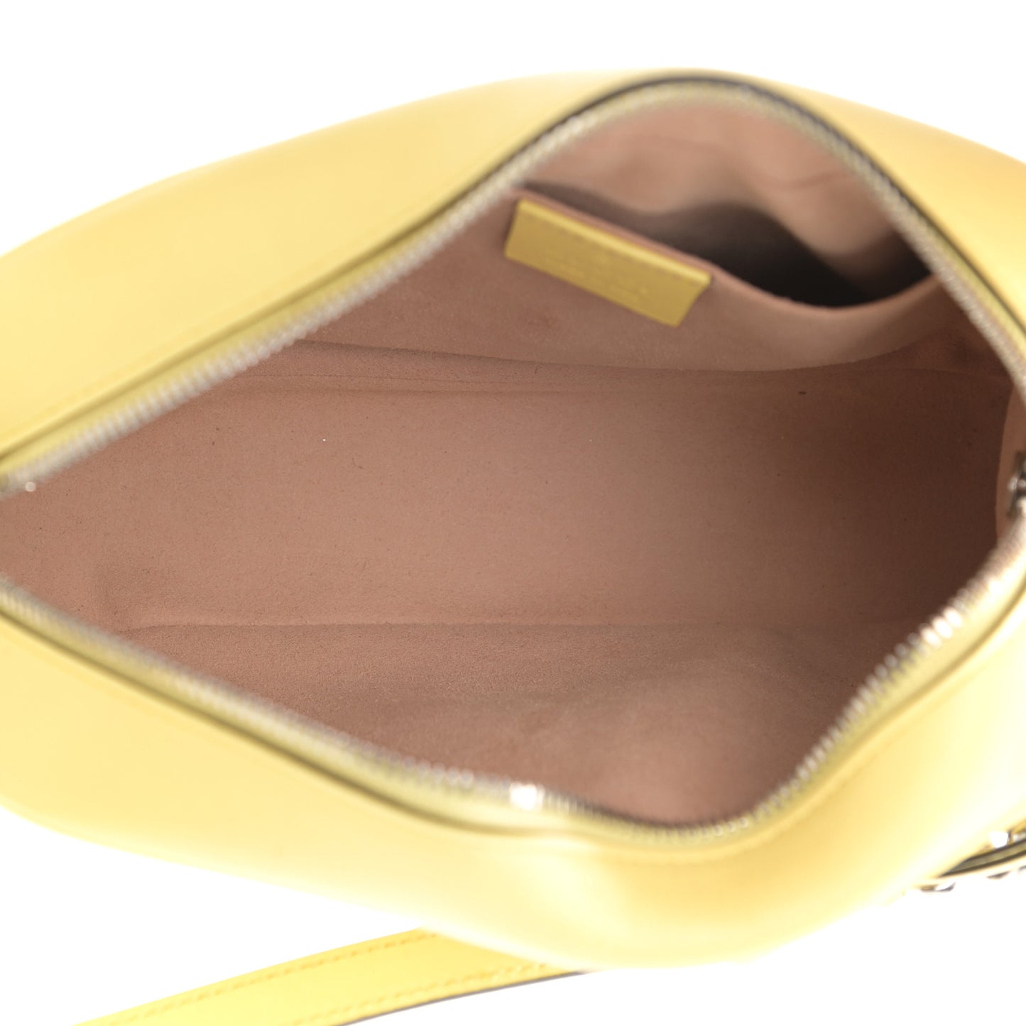 Calfskin Matelasse Small GG Marmont Chain Shoulder Bag Banana