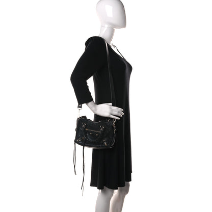 Balenciaga Agneau Classic Gold Hardware Mini City Black 2 of 12