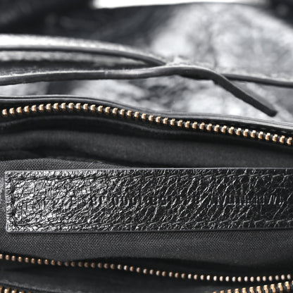 Balenciaga Agneau Arena Classic Hardware Le City First Bag Black 8 of 11