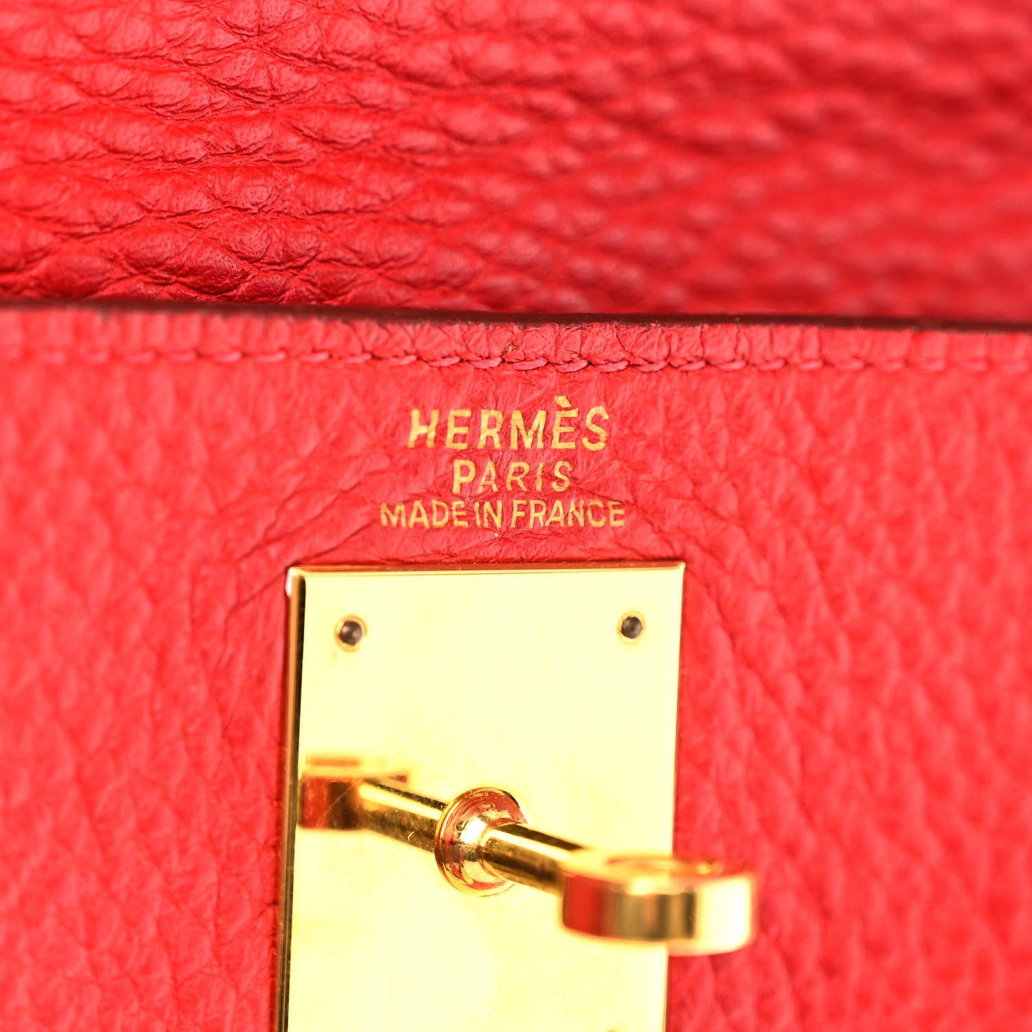 Hermes Taurillon Clemence Kelly Retourne 32 Rouge Casaque 6 of 13