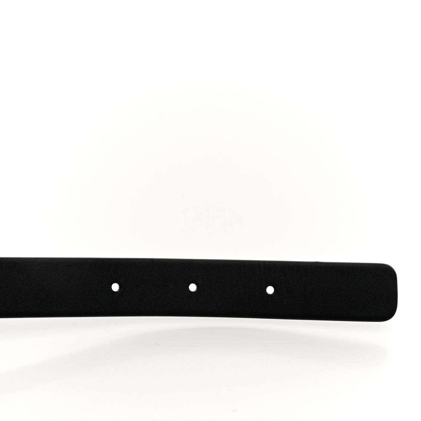 Calfskin CC Pearl Chain Belt 80 32 Black