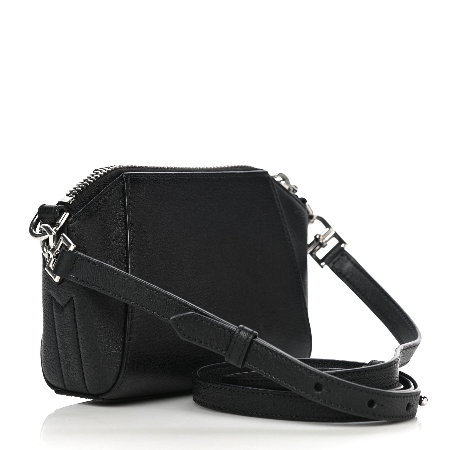 Givenchy Sugar Goatskin Nano Antigona Black 3 of 15