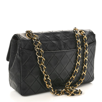 Chanel Lambskin Quilted Small Single Flap Black 4 of 13