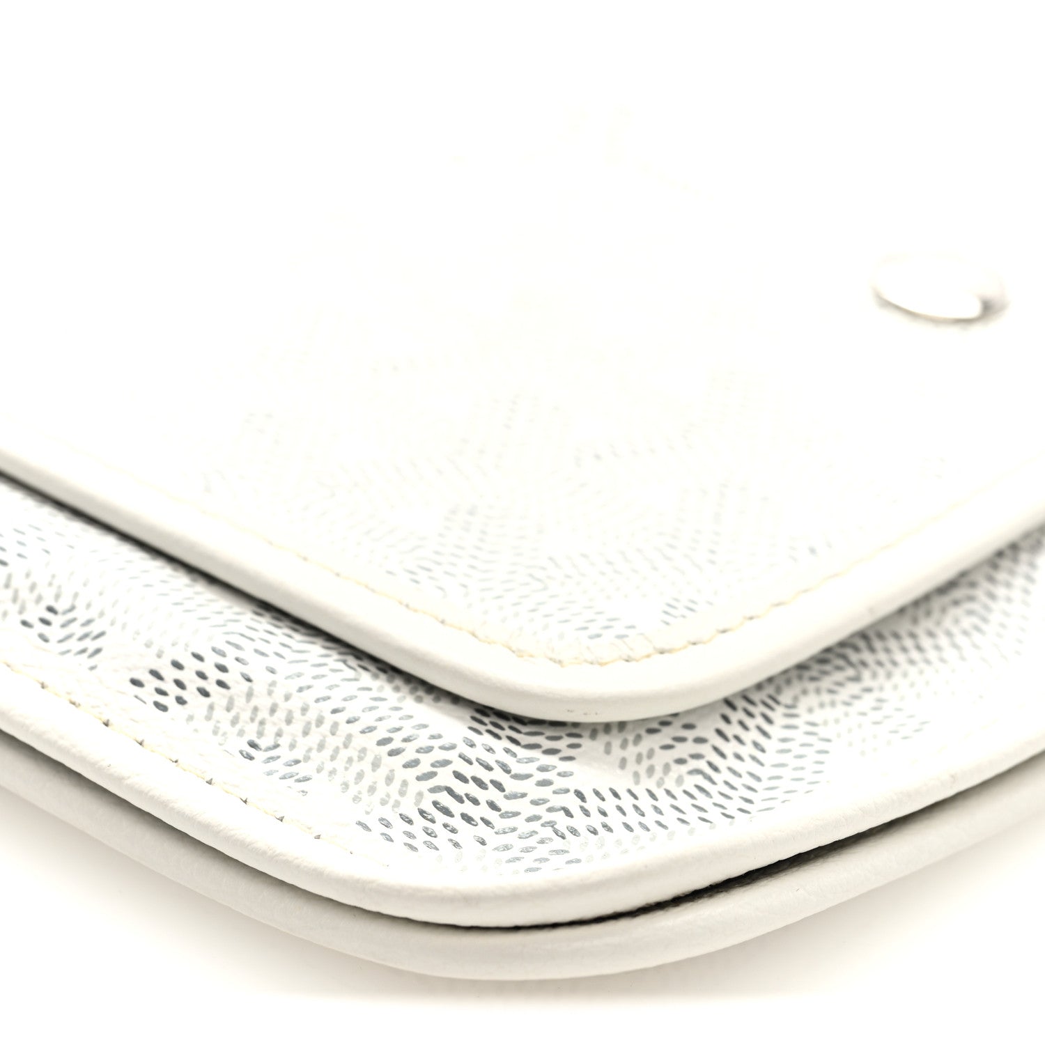 Goyard Goyardine Plumet Wallet Clutch White 8 of 9