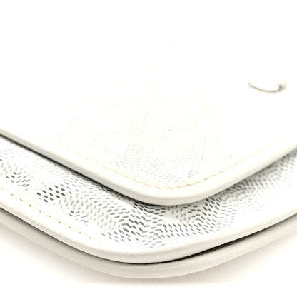 Goyard Goyardine Plumet Wallet Clutch White 8 of 9