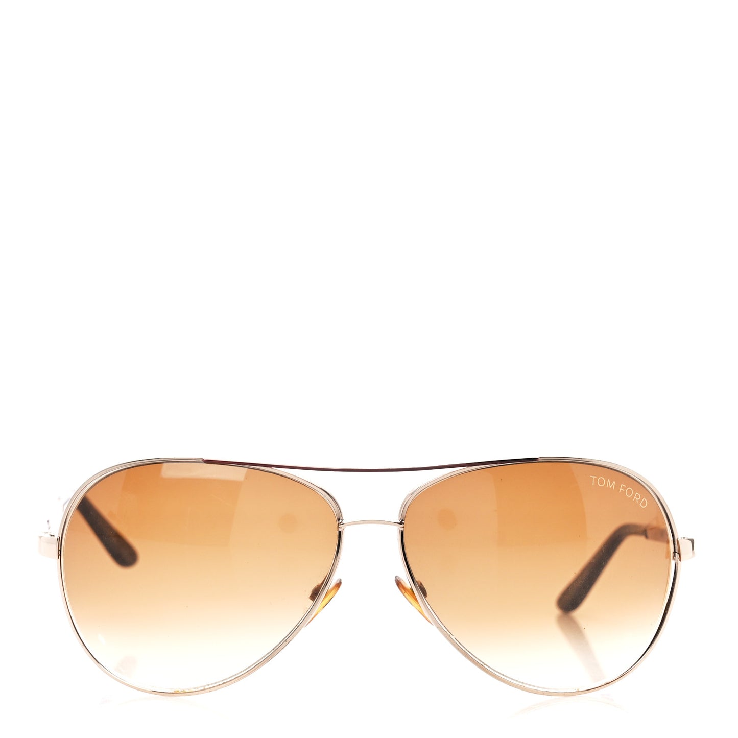 Metal Charles Aviator Sunglasses TF35 Gold