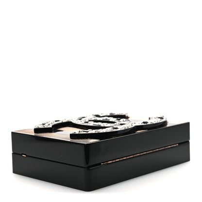 Chanel Plexiglass Crystal CC Minaudiere Clutch Black Copper 3 of 11
