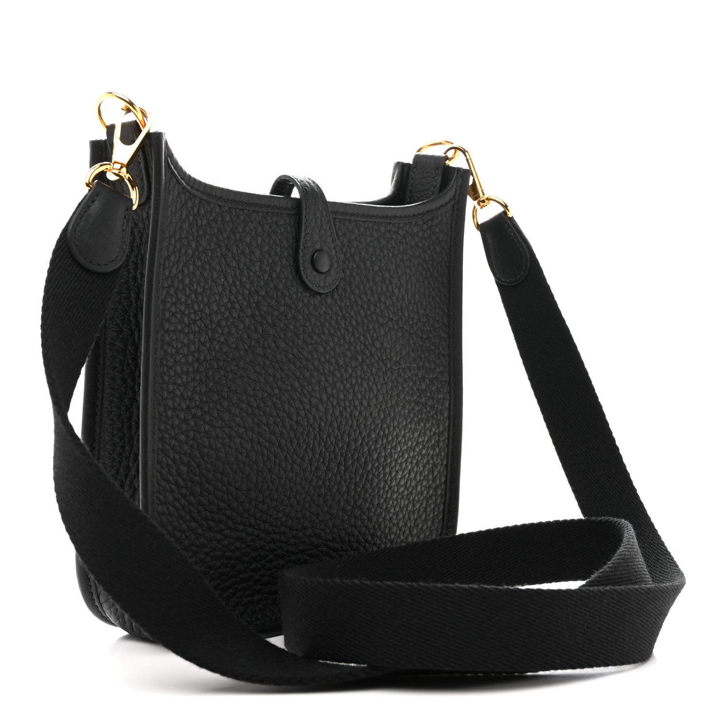 Hermes Taurillon Clemence Evelyne TPM Black 3 of 11