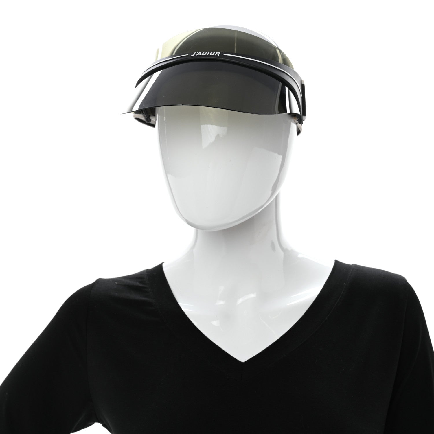 Christian Dior Mirrored DiorClub1 Sun Visor Black 2 of 10