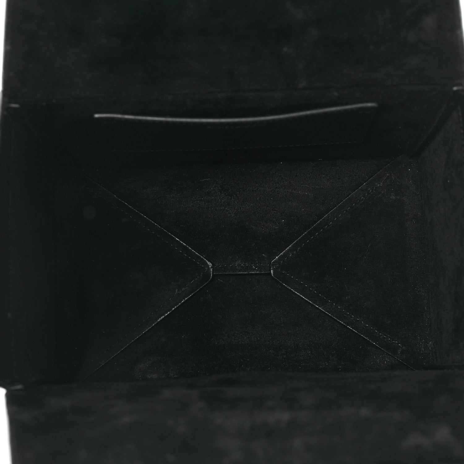 Saint Laurent Calfskin Monogram Take Away Box Black 5 of 8