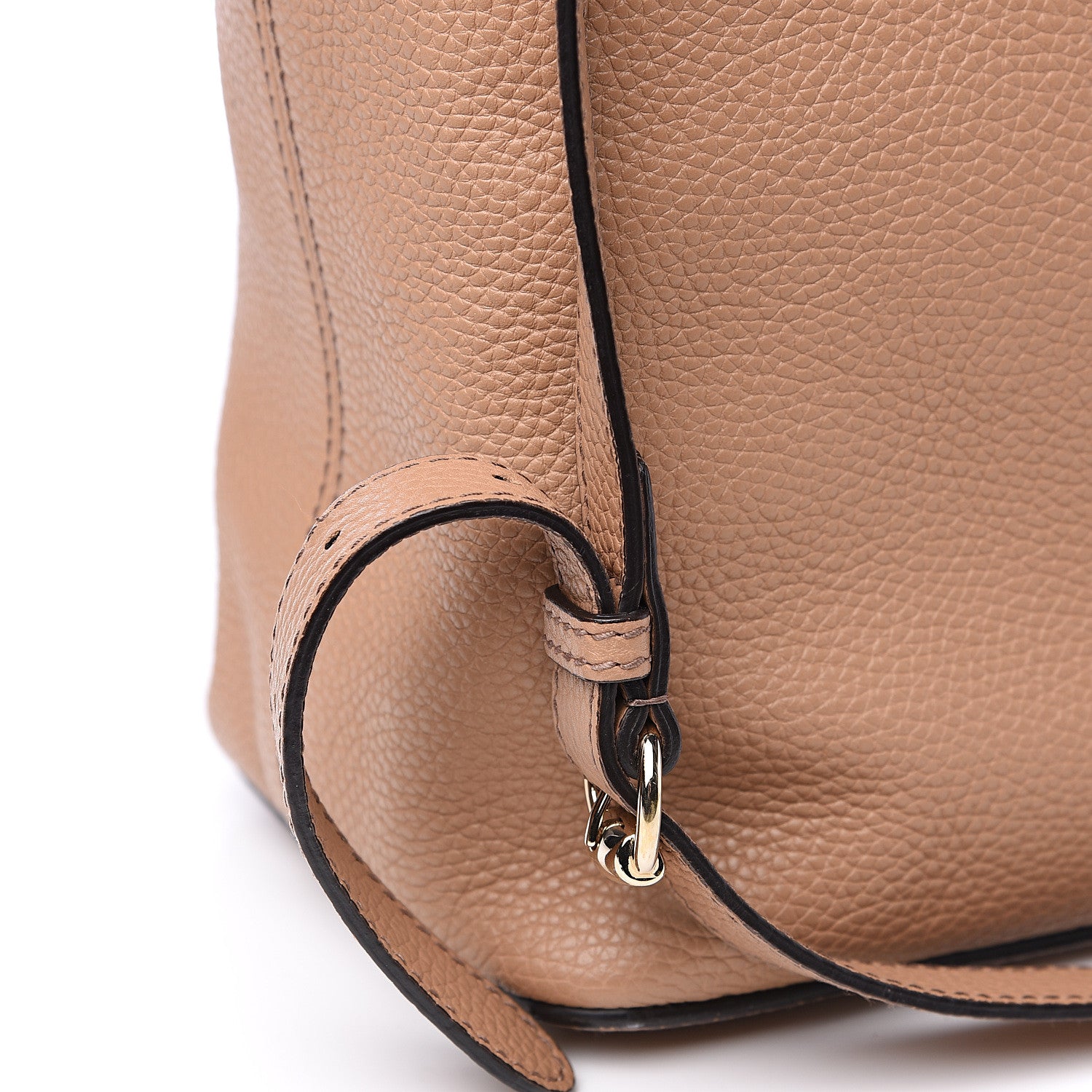 Gucci Pebbled Calfskin Large Soho Hobo Camelia 9 of 11