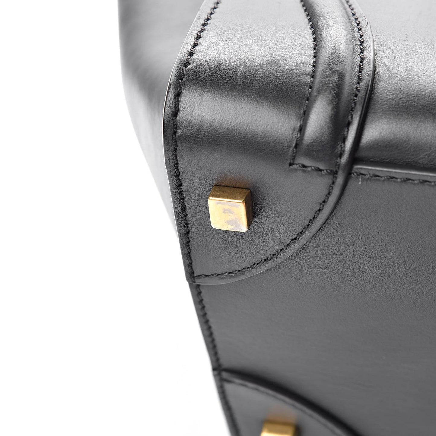 Smooth Calfskin Mini Luggage Black
