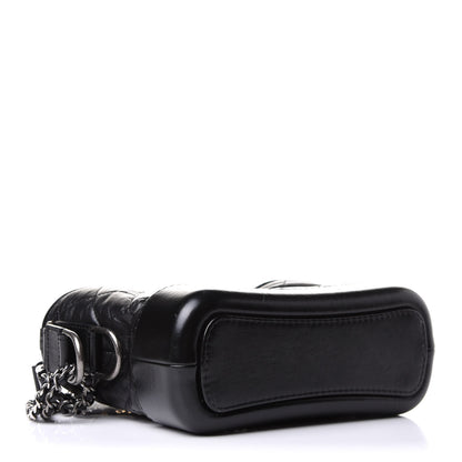 Chanel Aged Calfskin Quilted Small Gabrielle Hobo Black 4 of 11
