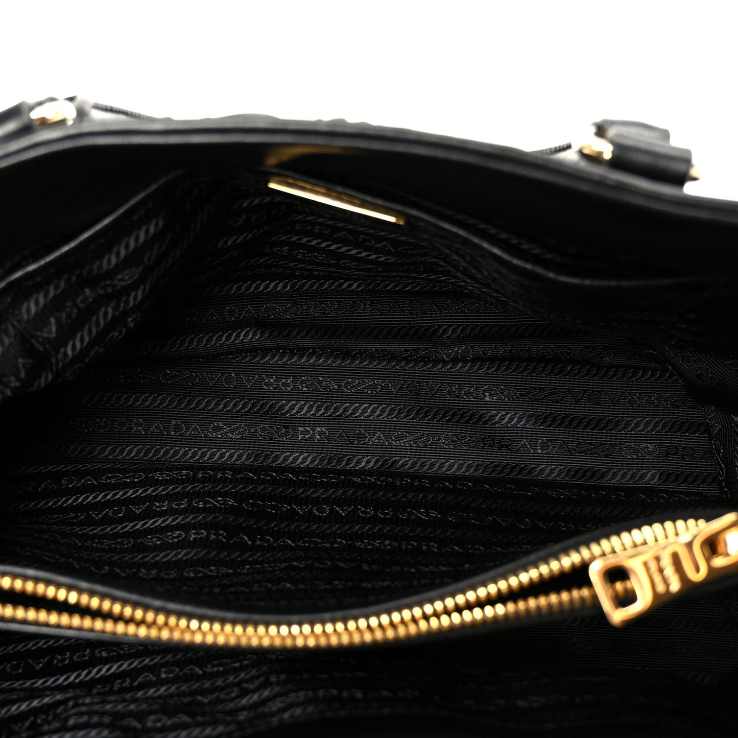 Tessuto Nylon Gaufre Small Tote Black
