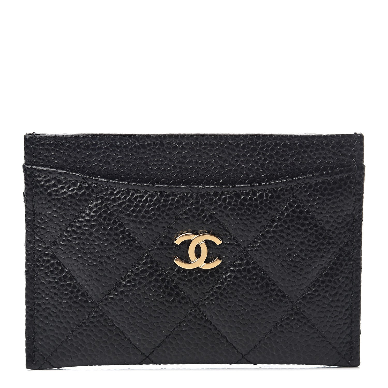 Chanel Caviar Quilted Card Holder Black 1 of 7
