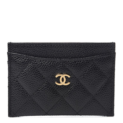 Chanel Caviar Quilted Card Holder Black 1 of 7