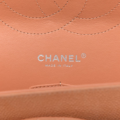 Chanel Iridescent Caviar Quilted Jumbo Double Flap Dark Beige 9 of 11