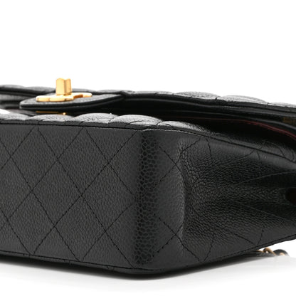 Chanel Caviar Quilted Small Double Flap Black 10 of 10