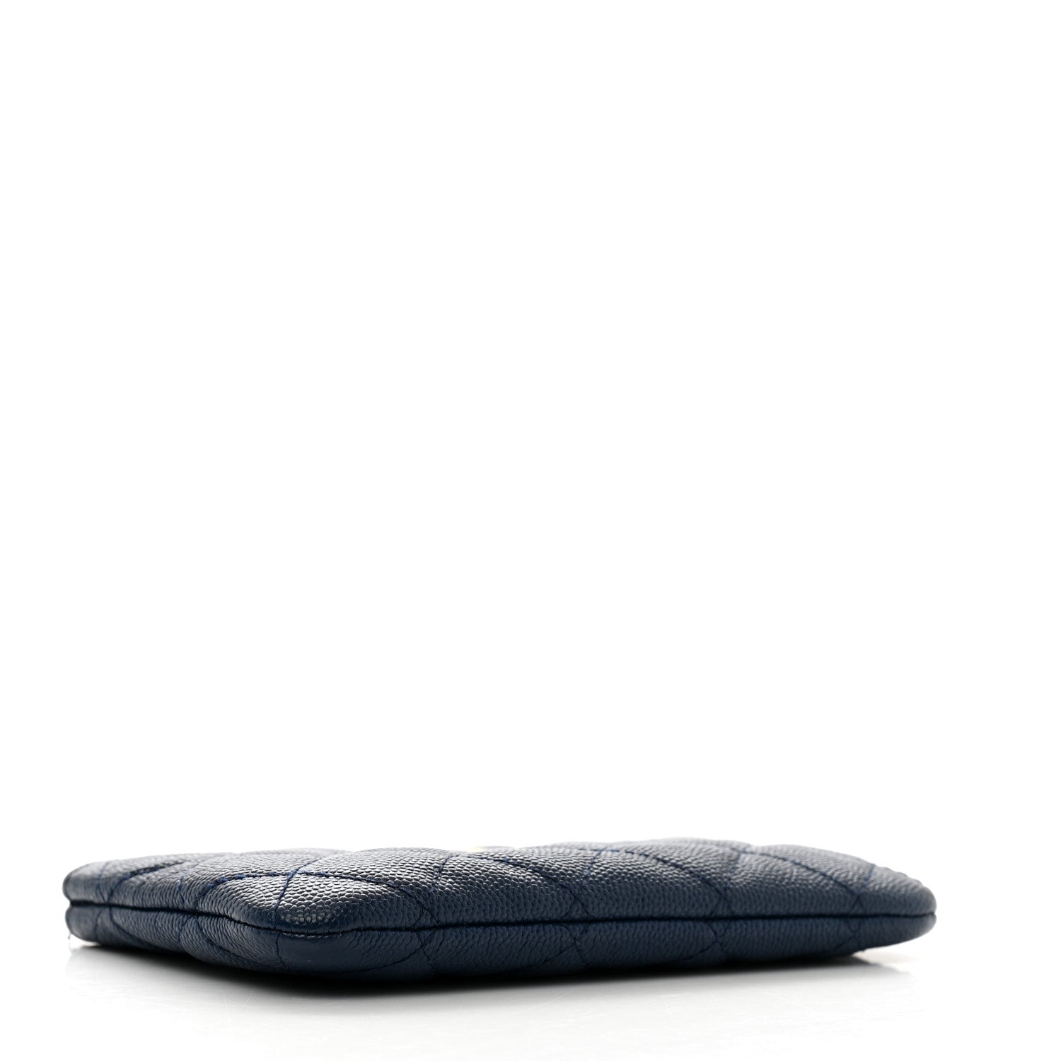 Chanel Caviar Quilted Small Cosmetic Case Navy Blue 4 of 9