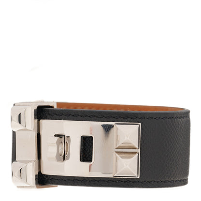 Hermes Epsom Collier de Chien CDC 24 Bracelet T2 Black 1 of 9