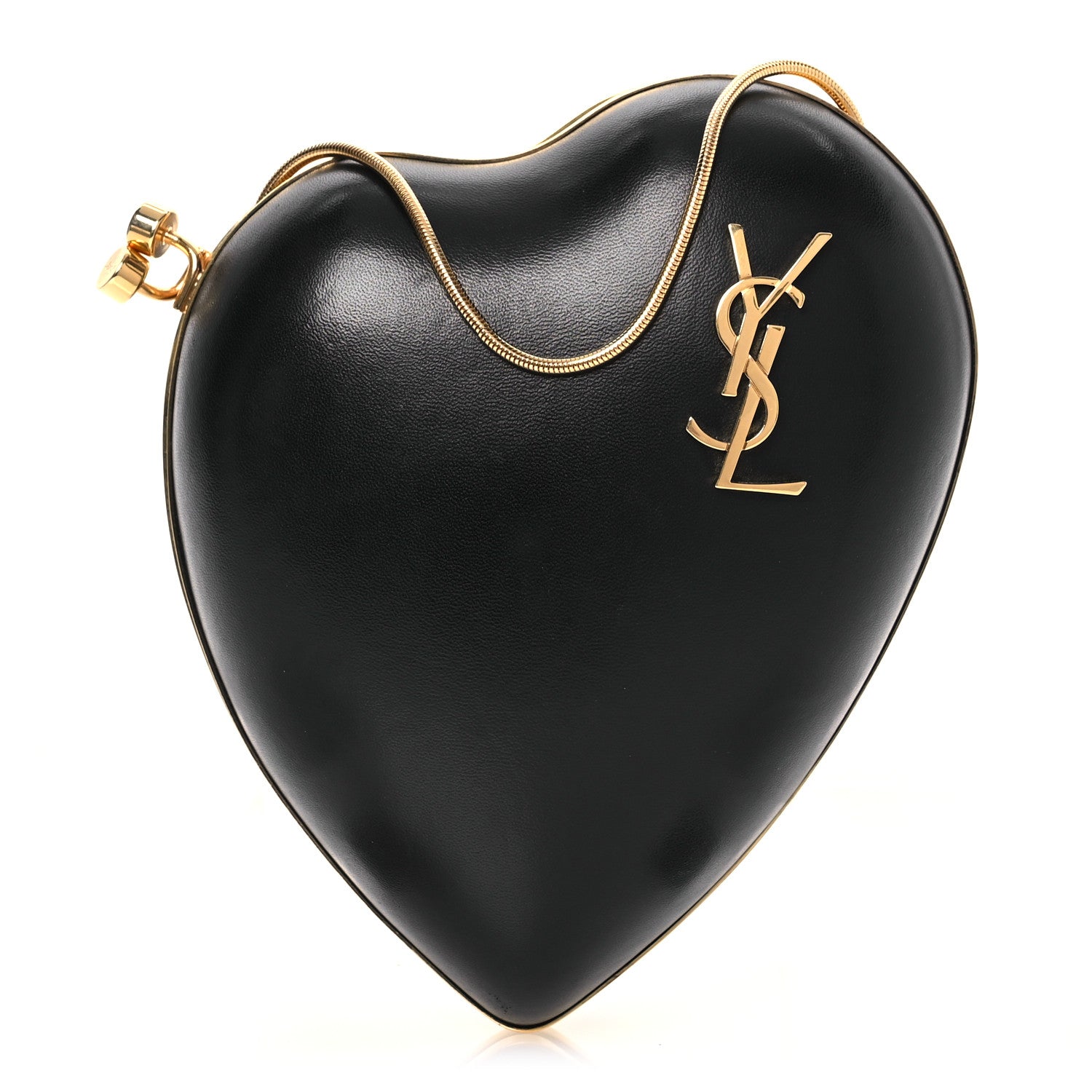 Saint Laurent Calfskin Monogram Love Box Bag Black 1 of 12