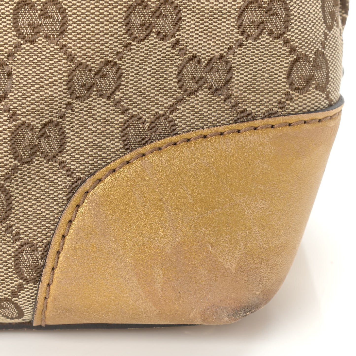 Monogram Small Lovely Heart Tote Gold