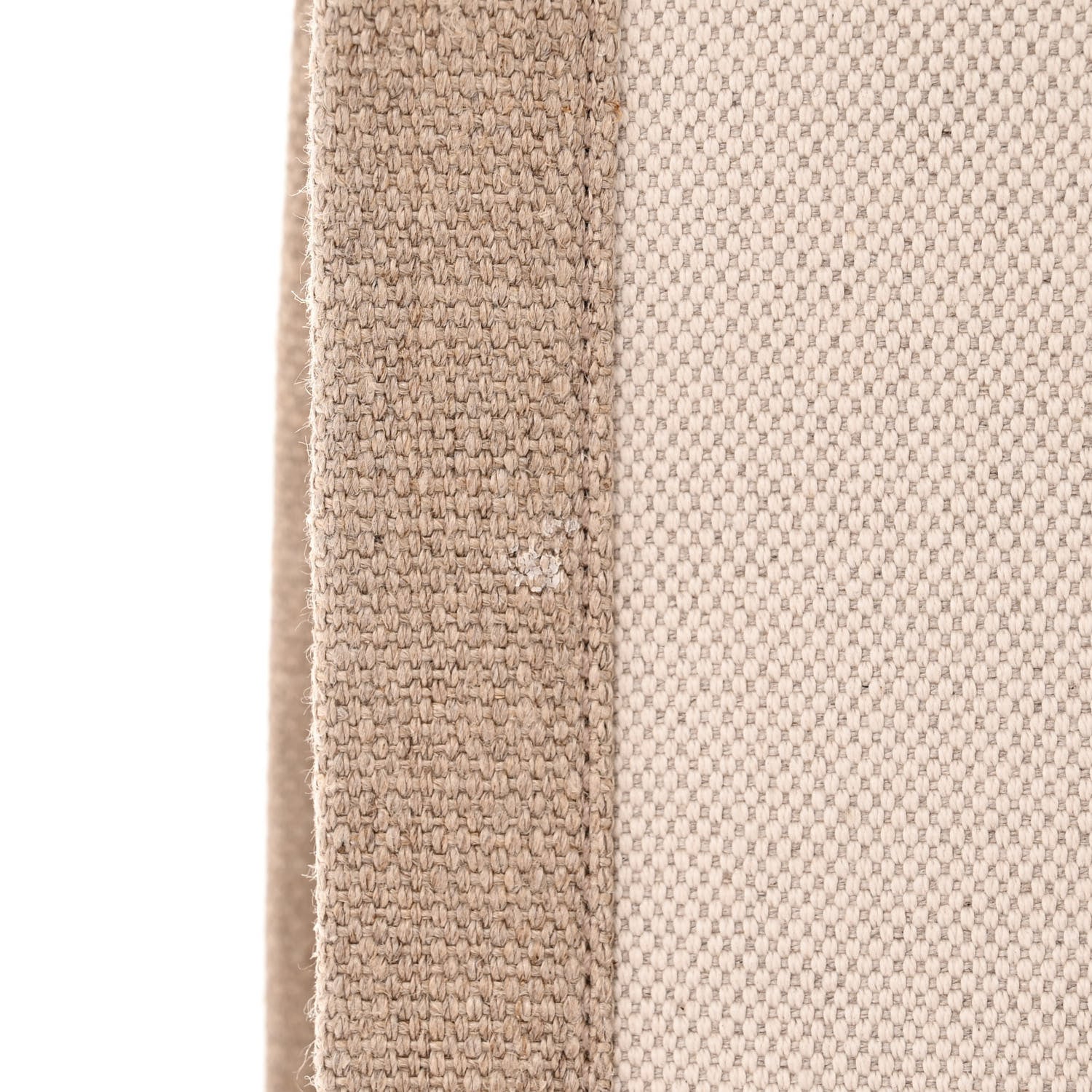 Saint Laurent SAINT LAURENT Linen Calfskin Small Rive Gauche Tote Greggio Natural 11 of 13