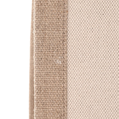 Saint Laurent SAINT LAURENT Linen Calfskin Small Rive Gauche Tote Greggio Natural 11 of 13