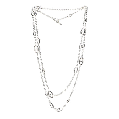 Hermes Sterling Silver Farandole Necklace 160 3 of 6